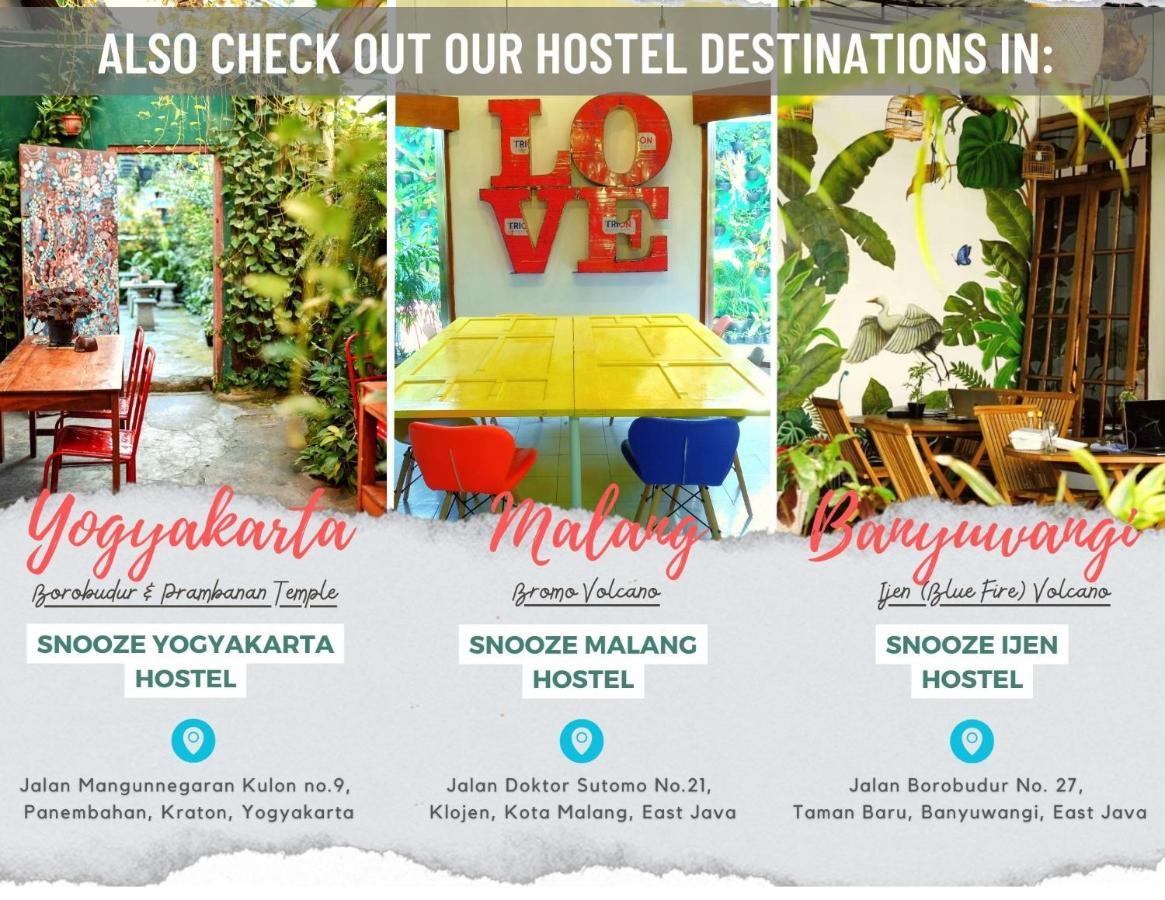 Snooze Ijen Hostel บันยูวังงี ภายนอก รูปภาพ
